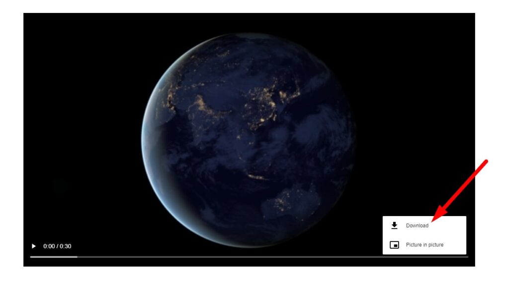 Download link in self hosted video module