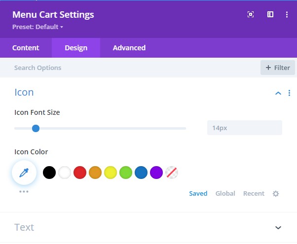 Divi Menu Cart Module Divi Menu Cart Module